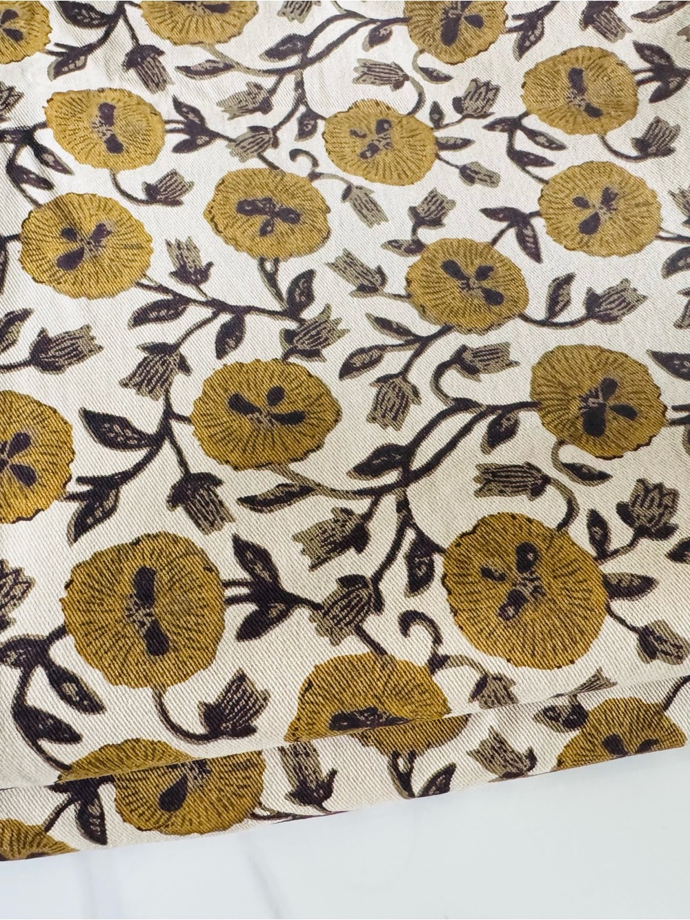 West Elm Laney Floral Cotton Curtains Set of 2 Panels 48x84